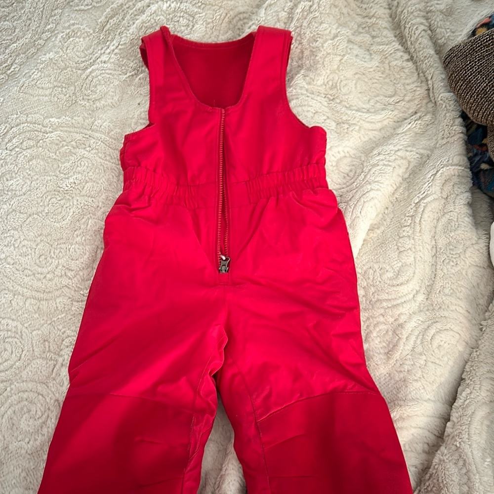 Warm toddler snowsuit